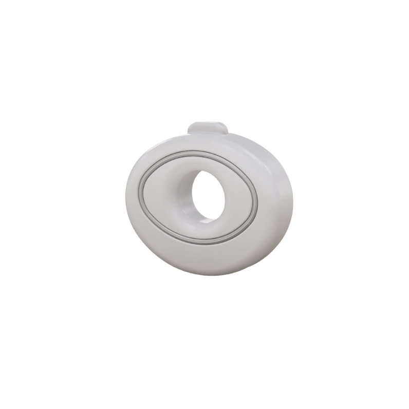 Grey Single Cushioning Shock Absorbers for Figure Skating Blade.